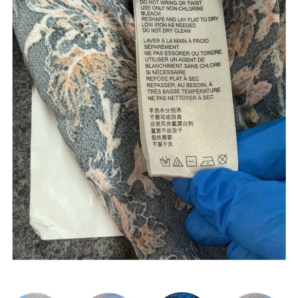 Free People Lucie Mini Boho Black Combo Short Dress NEW 2 Floral Fairy - Picture 11 of 12